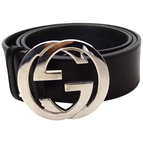 leather gucci belt white|gucci black leather belt women.